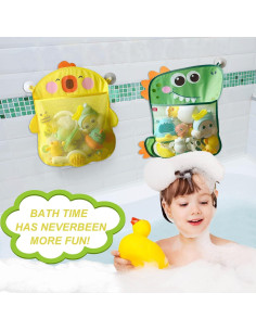 Organizadores de Juguetes de Baño Anberky - 2 Piezas Malla 2