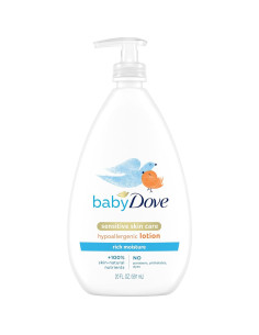 Loción Corporal Baby Dove Hidratante y Calmante 591ml + 384ml 2