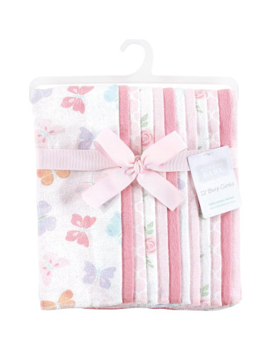 Pañales de Eructo Hudson Baby Algodón Unisex Mariposa Pastel