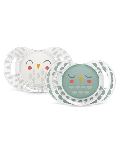 Chupete Fisiológico Suavinex Bonhomia 18+ Meses 2 Piezas