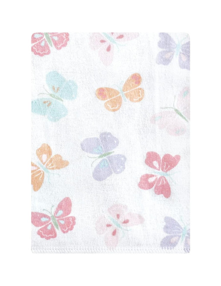 Pañales de Eructo Hudson Baby Algodón Unisex Mariposa Pastel