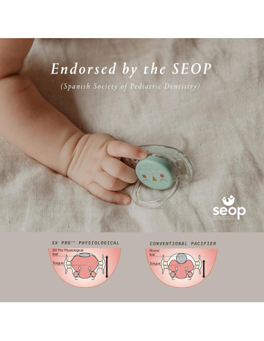 Chupete Fisiológico Suavinex Bonhomia 18+ Meses 2 Piezas