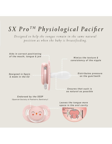 Chupete Fisiológico Suavinex Bonhomia 18+ Meses 2 Piezas