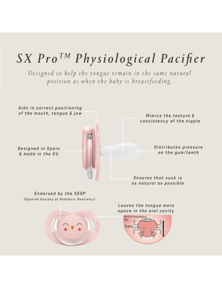 Chupete Fisiológico Suavinex Bonhomia 18+ Meses 2 Piezas