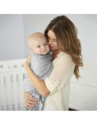 Saco de Sueño HALO Algodón 100% Ajustable TOG 1.5 Gris Pequeño