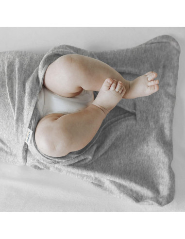 Saco de Sueño HALO Algodón 100% Ajustable TOG 1.5 Gris Pequeño