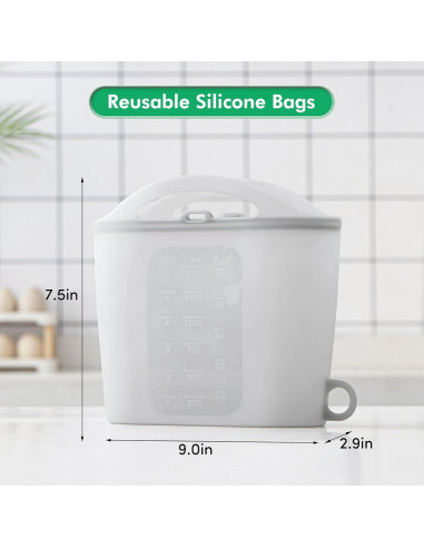 Paquete de 2 Bolsas de Sanitización de Vapor DOYOQI 1.5L