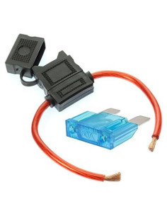 Soporte de Fusible Inline Maxi VOODOO 8 Gauge 60A Resistente al Agua
