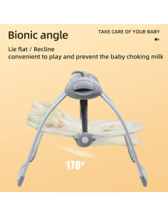 Mecedora Eléctrica Portátil para Bebés Comfort 25104 2