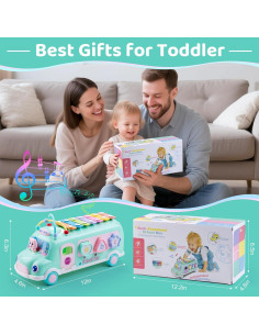 Juguete Xilófono Autobús Escolar EFO-S 5-en-1 para Bebés 2