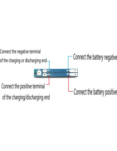Placa de Protección BMS 2S 18650 HJTOOK 7.4V 8A 2PCS 2