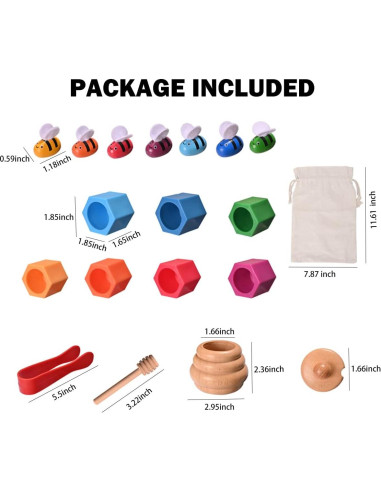 Caja Sensorial Montessori para Niños - Juguetes de Madera Educativos