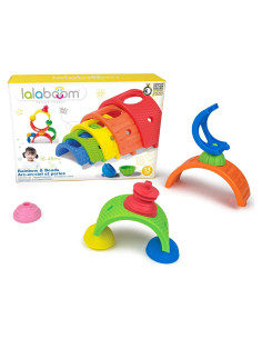 Lalaboom Juguete Educativo Arcos y Perlas 13 Piezas 18M-4A