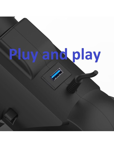 Volante de Juego DOYO R180C para Xbox 360 y PC con Pedales