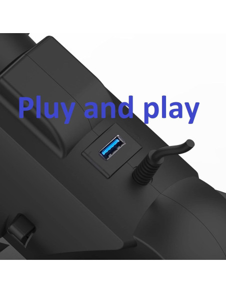 Volante de Juego DOYO R180C para Xbox 360 y PC con Pedales