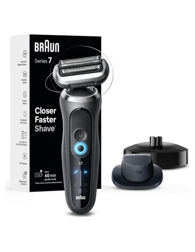 Afeitadora Eléctrica Braun Serie 7 7127cs, Impermeable, 7 Modos