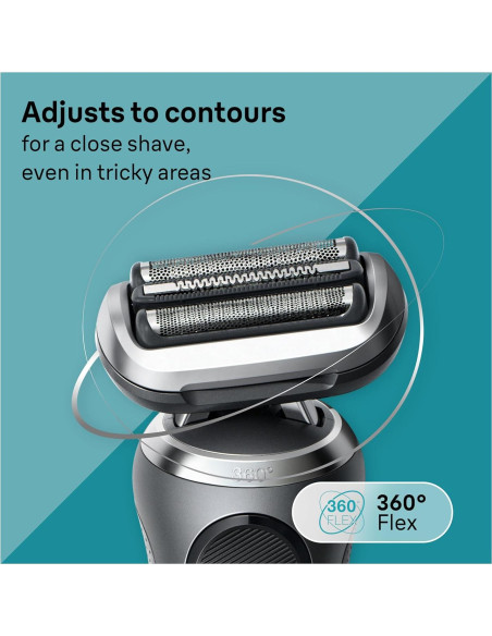 Afeitadora Eléctrica Braun Serie 7 7127cs, Impermeable, 7 Modos