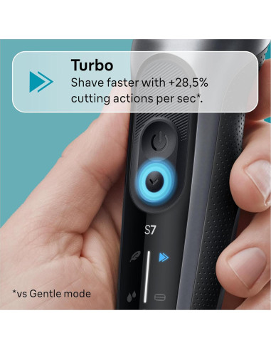 Afeitadora Eléctrica Braun Serie 7 7127cs, Impermeable, 7 Modos