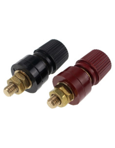 Terminal de Batería Remota Bumbesti M6 Cobre 2 Pcs Negro y Rojo