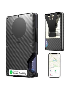 Billetera Minimalista AirWallet con Chip Airtag y Bloqueo RFID