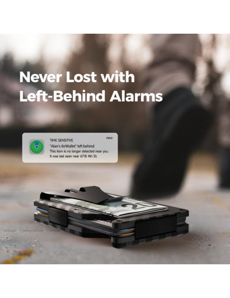 Billetera Minimalista AirWallet con Chip Airtag y Bloqueo RFID