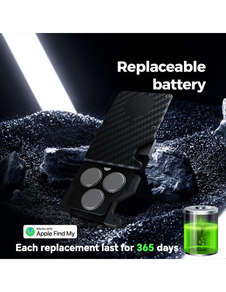 Billetera Minimalista AirWallet con Chip Airtag y Bloqueo RFID