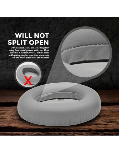 Almohadillas de cuero de cordero Laifzen para Bose QC Ultra