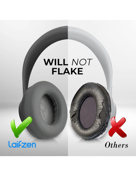 Almohadillas de cuero de cordero Laifzen para Bose QC Ultra