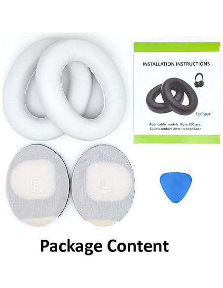 Almohadillas de cuero de cordero Laifzen para Bose QC Ultra