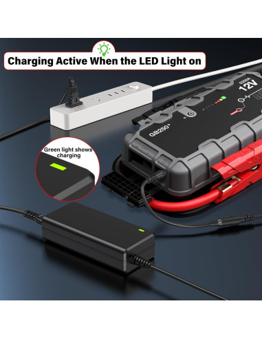 Cable de Cargador 14V 56W HIENADTOR para NOCO Boost GB70 GB150