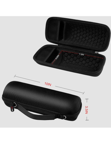 Funda Comecase para Altavoces JBL Flip 7/6/5/4 - Negro