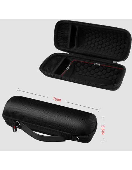 Funda Comecase para Altavoces JBL Flip 7/6/5/4 - Negro