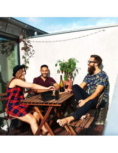 Funda Comecase para Altavoces JBL Flip 7/6/5/4 - Negro