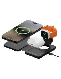 Cargador Inalámbrico 3 en 1 Mous - Compatible con MagSafe