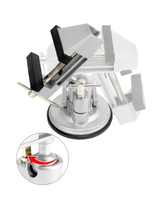 Morsa de Vacío Portátil QWORK 8 cm Rotación 360 2