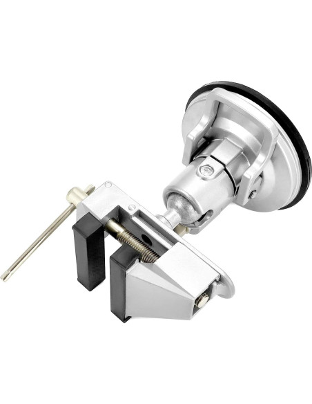 Morsa de Vacío Portátil QWORK 8 cm Rotación 360