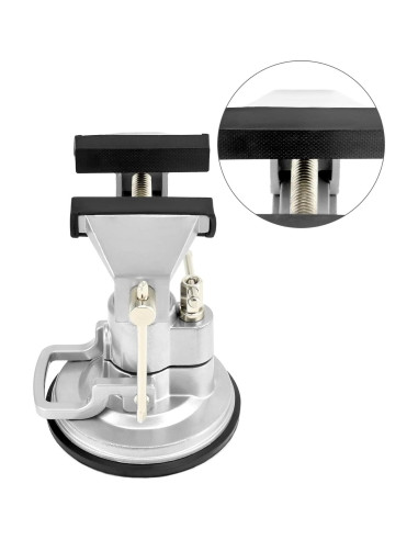 Morsa de Vacío Portátil QWORK 8 cm Rotación 360