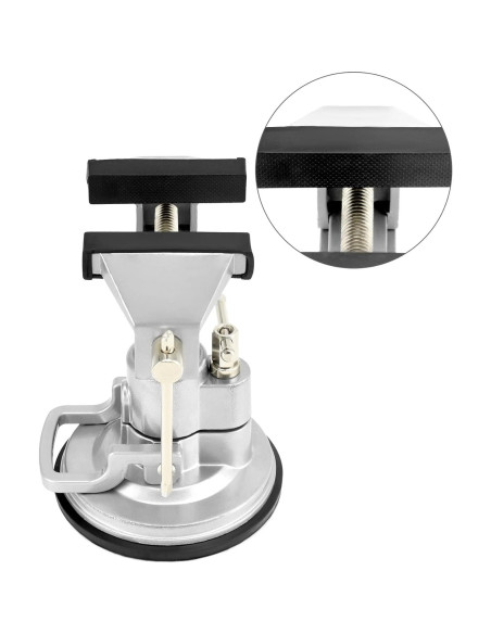 Morsa de Vacío Portátil QWORK 8 cm Rotación 360