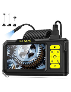 Cámara de Borescopio ILIHOME HD 1080P 4.3" IP67 5m