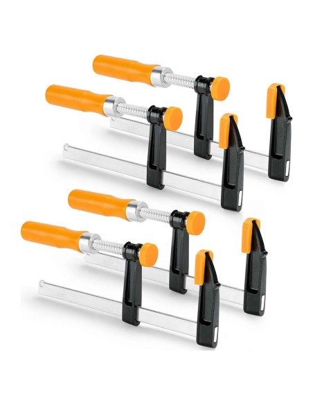 Garras de barra 15.24 cm WiseLifeTech - 4-pack 136 kg