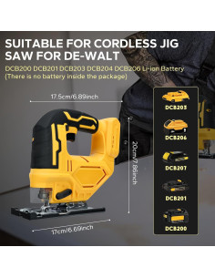 Sierra de calar inalámbrica Searvgrh SCL-XYJ-01 con LED 2