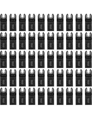 50 Cuchillas de Sierra Oscilante HYSHIER para Madera y Metal