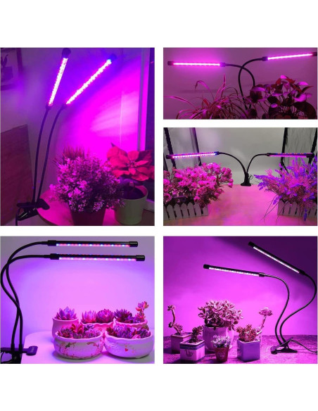 Luz de Crecimiento Bseah 10W Espectro Completo 2 Paquetes