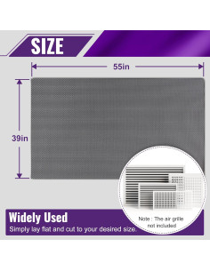 Filtro de Ventilación de Aire Mxclimate 99x140cm Lavable 2