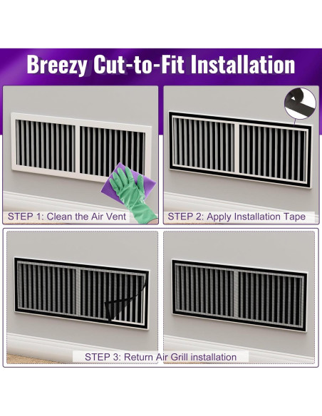 Filtro de Ventilación de Aire Mxclimate 99x140cm Lavable