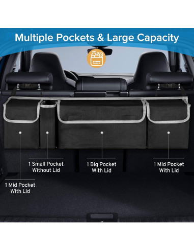 Organizador de Maletero Szyuchen para SUV Honda y Toyota 90x25cm