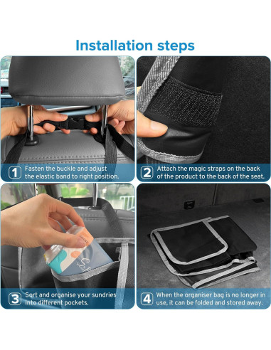 Organizador de Maletero Szyuchen para SUV Honda y Toyota 90x25cm