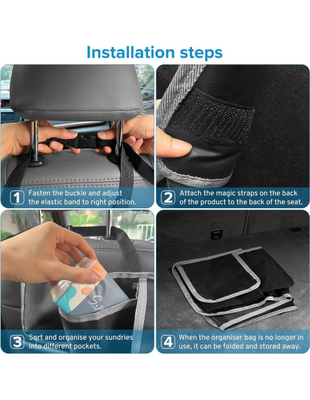 Organizador de Maletero Szyuchen para SUV Honda y Toyota 90x25cm