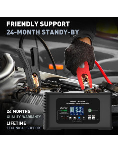 Cargador Inteligente 36V/48V HTRC 18Amp con Pantalla LCD 2