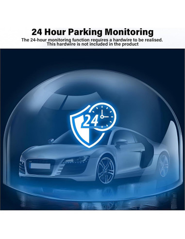 Cámara de Salpicadero Dual UNITOPSCI 4K + 1080P WiFi